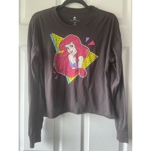 Disney Ariel Long Sleeve Crop Top